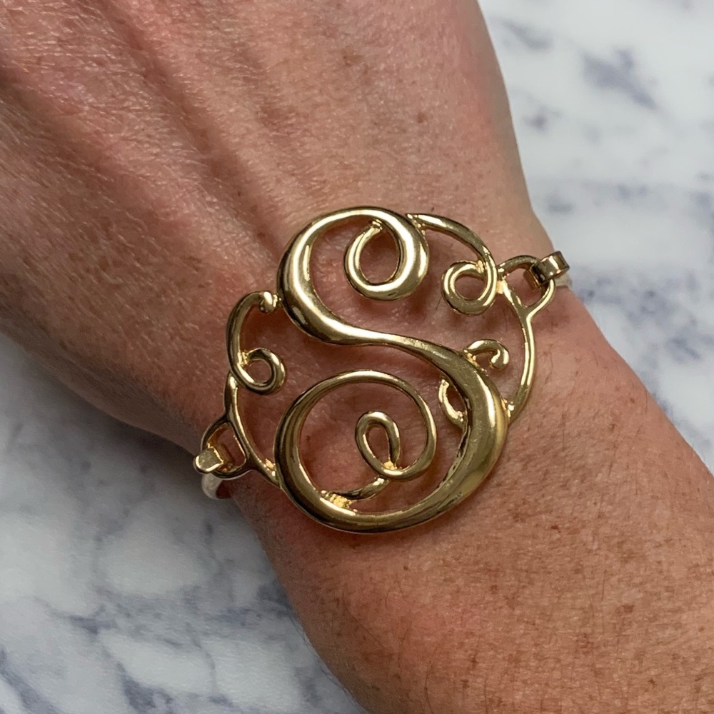 Gold “S” Bracelet